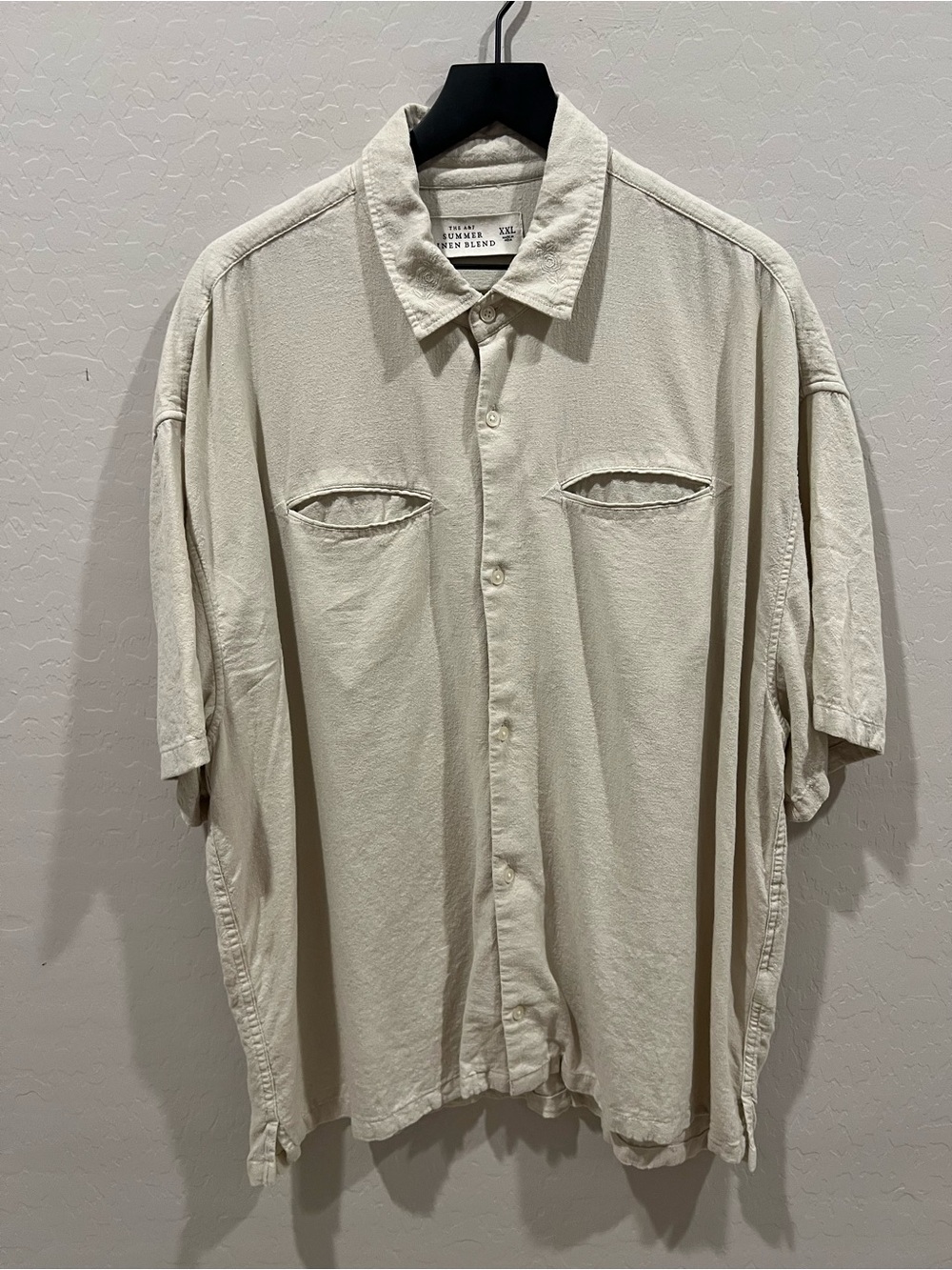 Abercrombie & Fitch Linen Blend Western Shirt
